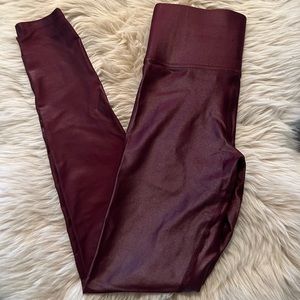 Carbon38 Takara Shine Leggings - XS Burgundy